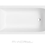 M-Acryl Mira egyenes akril kád 170x75