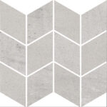 Paradyz Space Grys Cut Rhombus Braid Matt dekorcsempe 25,8 x 28