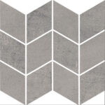 Paradyz Space Grafit Cut Rhombus Braid Matt dekorcsempe 25,8 x 28