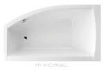 M-Acryl Minima aszimmetrikus akril kád balos 150X85