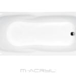 M-Acryl Nora egyenes akril kád 160x70