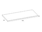 AREZZO DESIGN MOSDÓPULT 100X46 CM TERMÉSZETES TÖLGY AR-166901 - Image 2