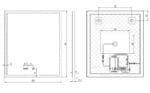 AREZZO design LED okos tükör állítható fényerő páramentesítő funkció+óra+hőmérő - Image 3