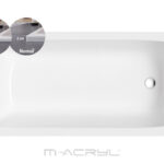 M-Acryl Mira Slim egyenes akril kád 180x80