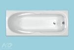 H2O Molly egyenes kád 150×70 - Image 5