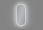 AREZZO design LED ovális okos tükör, fekete - Image 2