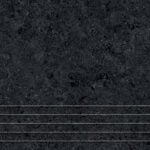 Tubadzin Zimba Stopnica Black Str. 29,6x119,8 burkolólap
