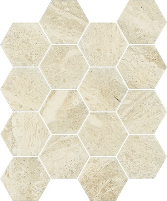 sunlightstonebeigemozaikaprasowanahexagon22x255png_-1000x1000x90.jpg Paradyz Sunlight Sunlight Stone Beige Hexagon mozaika 22x25,5 - Image 1