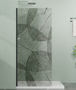 LETTI black 120x195 walk-in zuhanyfal - Image 2