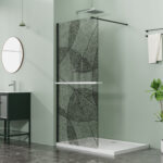 LETTI black 120x195 walk-in zuhanyfal - Image 11