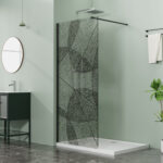 LETTI black 120x195 walk-in zuhanyfal - Image 4